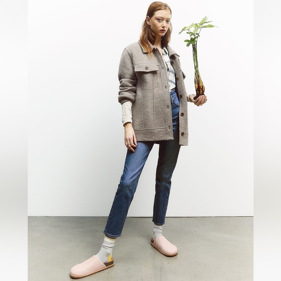 Madewell Boiled Wool Bridgman Sweater-Jacket - Picture 6 of 12